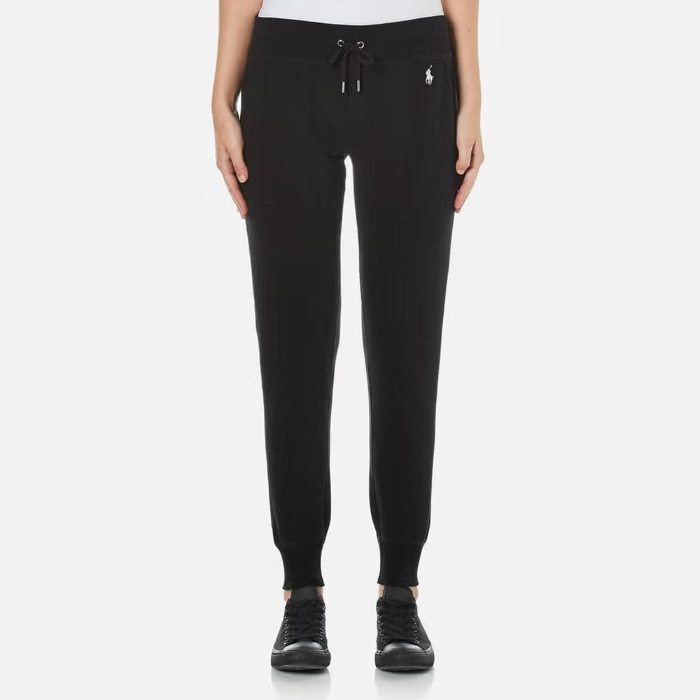 NEW Polo Ralph Lauren Women's Mari Tracksuit Bottoms Black Size XXL  #1792